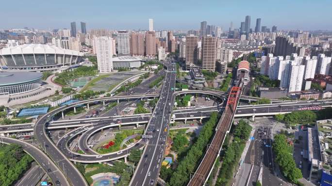 徐汇漕溪北路立交-上海交通车流