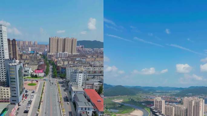东北小城城市风光