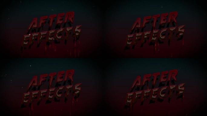 逼真的滴血效果