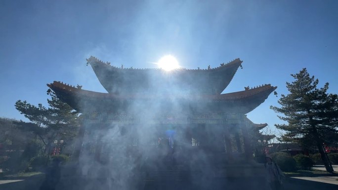 敦化市 人文 旅游 寺庙 东北 修行