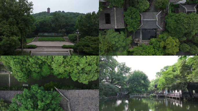 无锡惠山古镇航拍