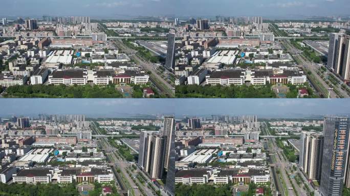 【正版素材】深圳宝安区福永大景航拍