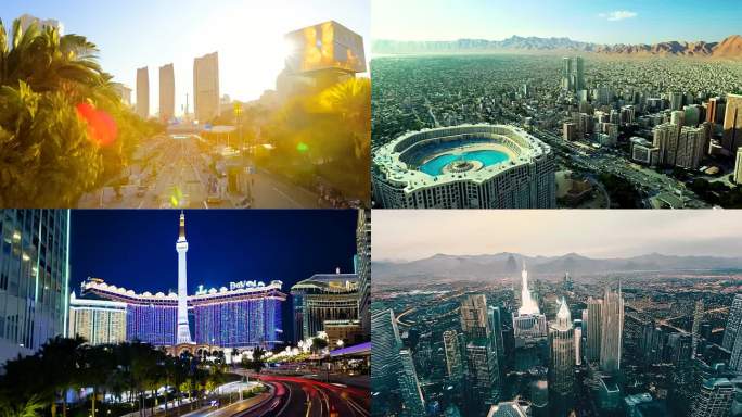 魅力拉斯维加斯城市风光