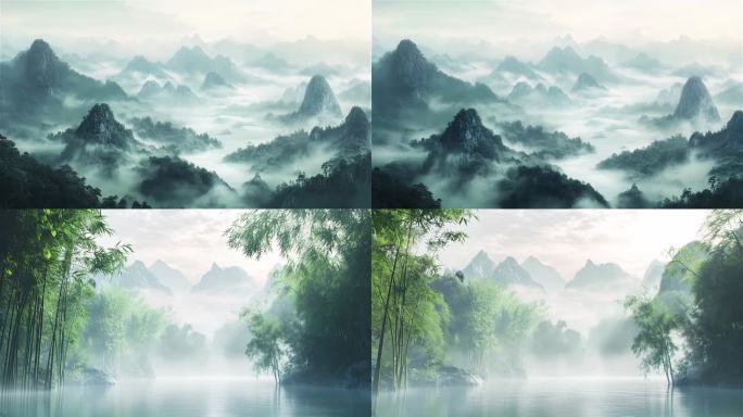 山水竹林