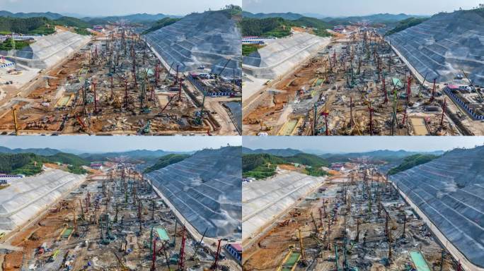 佛山高明机场广湛高铁机场站建设延时3