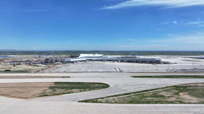 建设中的内蒙古呼和浩特新机场