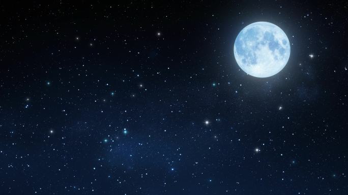 星空月亮4K