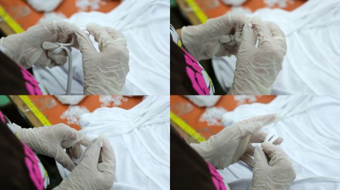 服装制造的最后一步