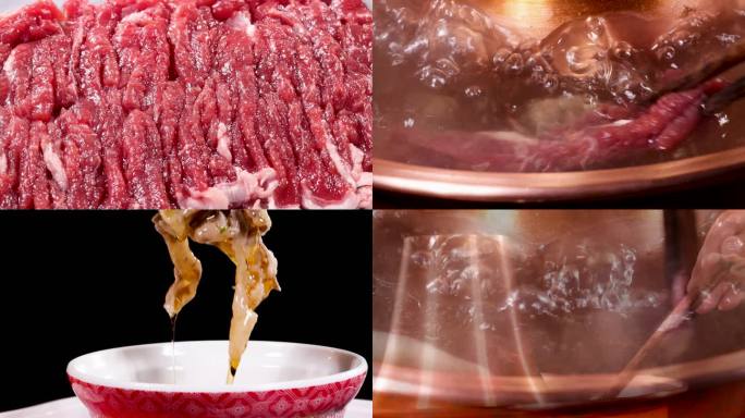 涮羊肉铜火锅涮羊肉