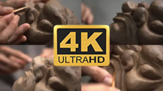 非遗东阳砖雕泥坯雕刻