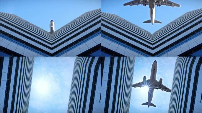 飞机划过天空 东方航空 飞机天空