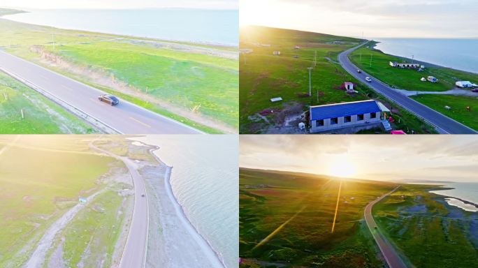 青海湖 自驾游 4K航拍