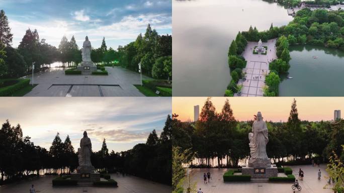 天门陆羽雕像公园