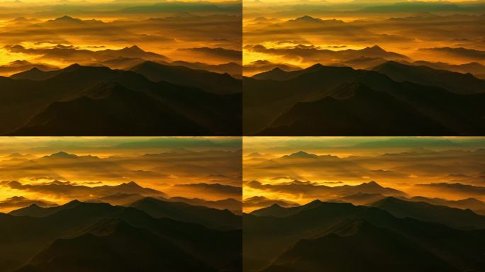 鞍山千山日出云海航拍延时震撼片头