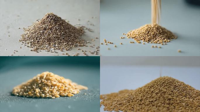 淡黄色的高分子颗粒堆 化工材料