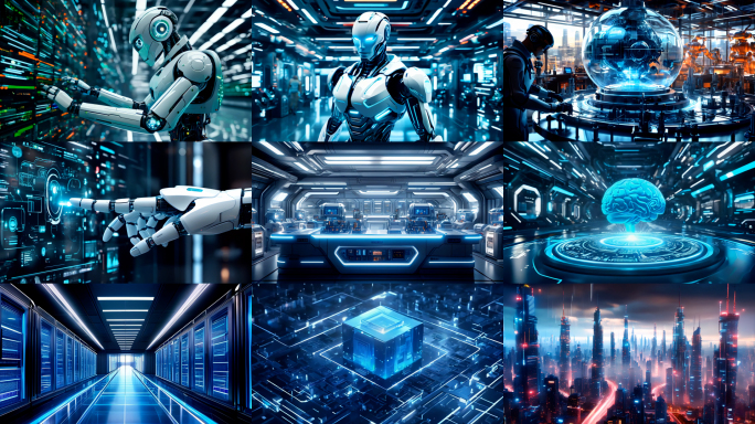 人工智能数字人芯片数据机器人