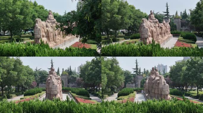 西安丝绸之路群雕  丝绸之路起点