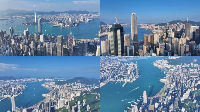 15分钟4k合集大湾区香港地标CBD港岛