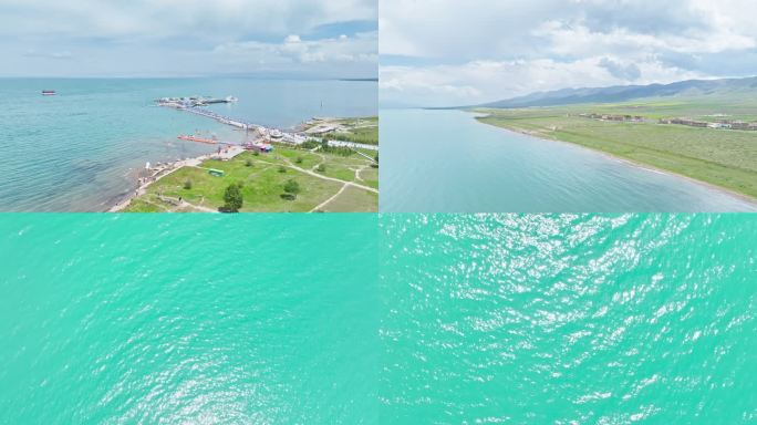 青海湖 4K航拍