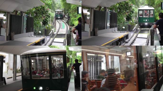香港太平山观光车缆车