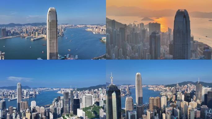 15分钟4k合集大湾区香港地标CBD港岛