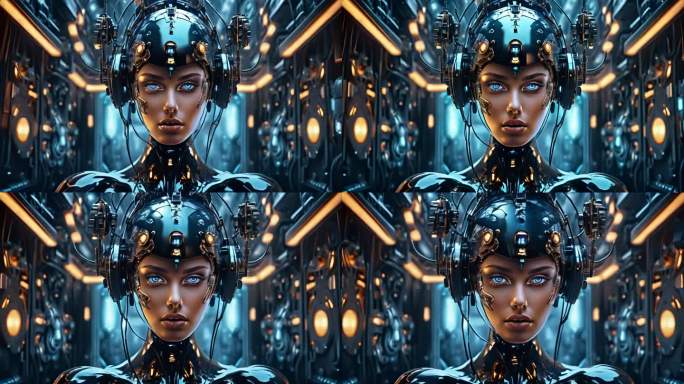 未来科技女战士