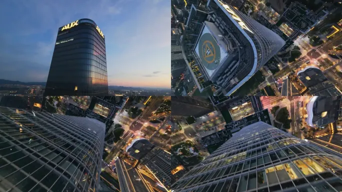 未来科技城高楼FPV速降