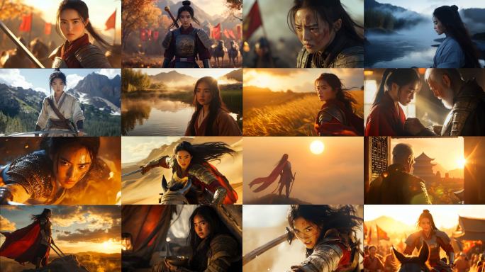 4K高帧率花木兰素材合集