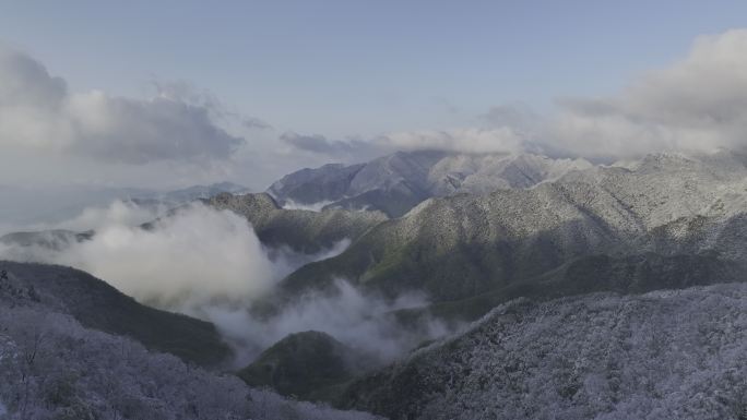 山西历山雪景 历山雪景 春雪   历山