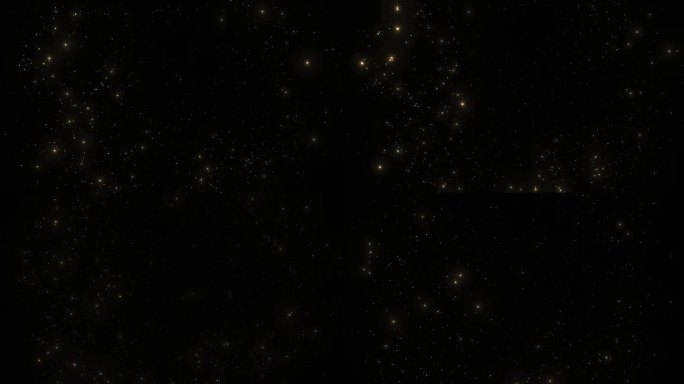 循环金色闪烁粒子 旋转 背景