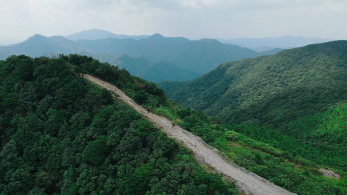 九峰山八大坑山脊线航拍