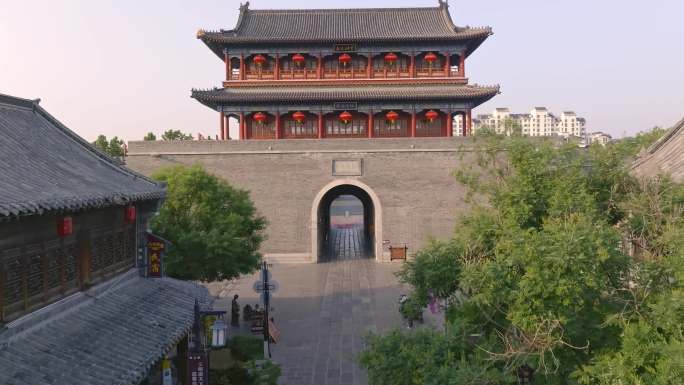 山东 青州 古城 宣传片 地标集合航拍