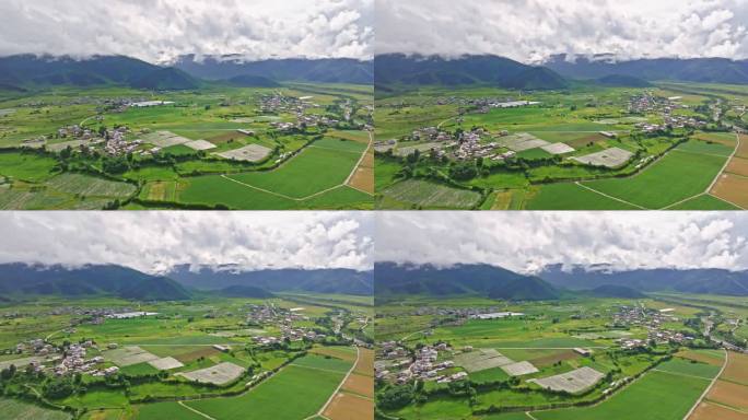 小中甸镇 航拍风光