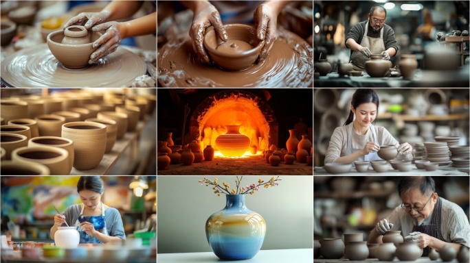 瓷器 烧制 陶瓷 陶艺 非遗 制陶