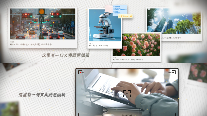 宽屏照片图文轮播