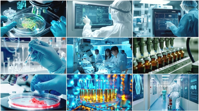 生物医药实验室药物生产车间研发研究生物
