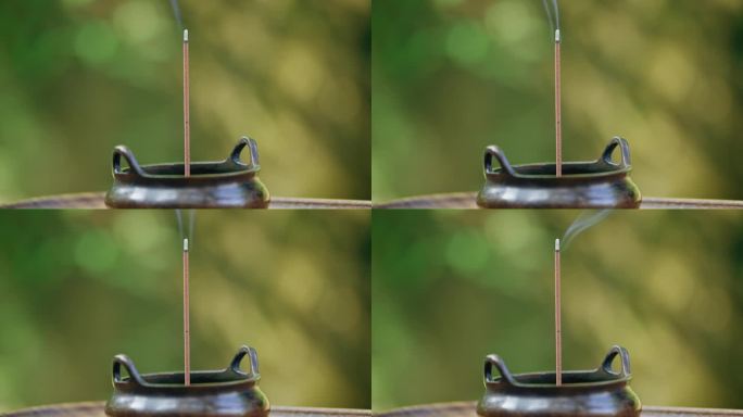 【正版素材】铜香炉冲天耳香炉三足8264