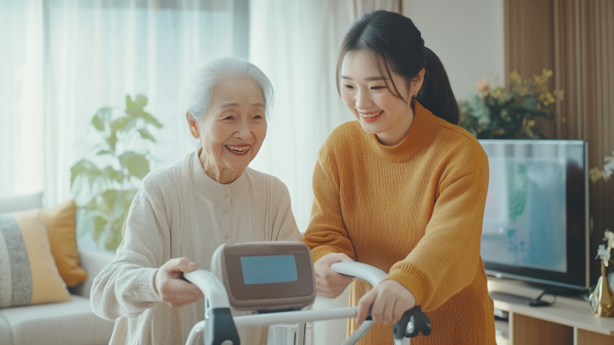 4K高帧率智能老人护理素材合集