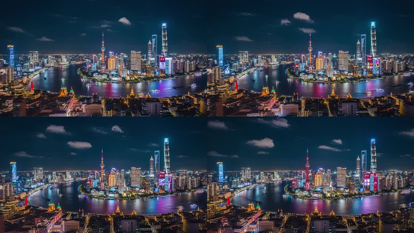 2024陆家嘴夜景延时