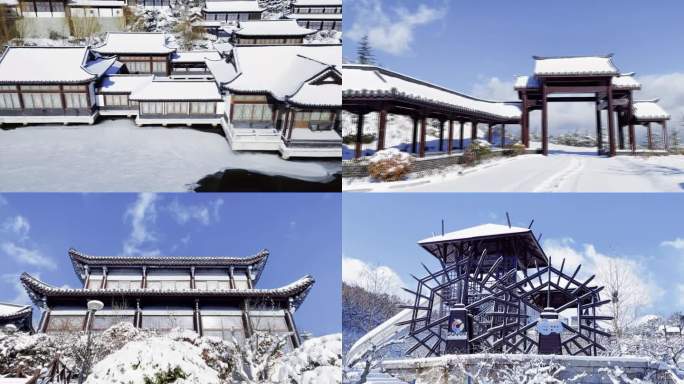 威海 华夏城 冬季 雪景