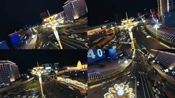 FPV太原迎泽大街改造升级后航拍