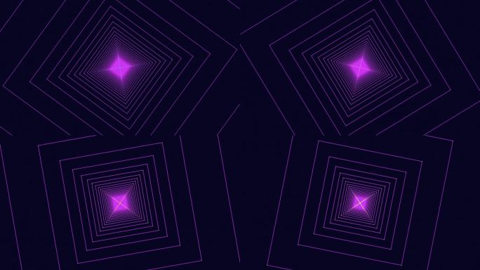 黑色和紫色对称条纹图案在黑暗的背景