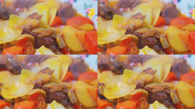 土豆牛腩中国传统家常菜