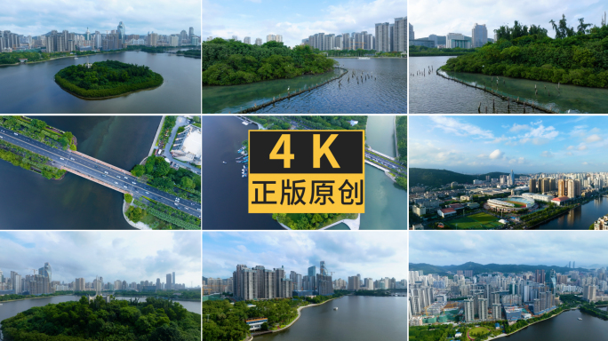 白鹭洲湖滨南路第一高楼帝景苑4K航拍