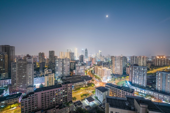 原创8K无锡城市夜景风光延时