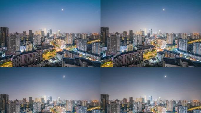 原创8K无锡城市夜景风光延时