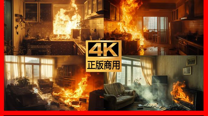 室内起火房间火灾