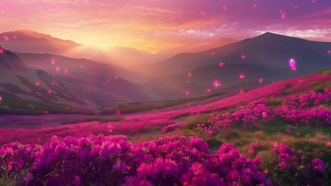 山花映山红（无缝循环）