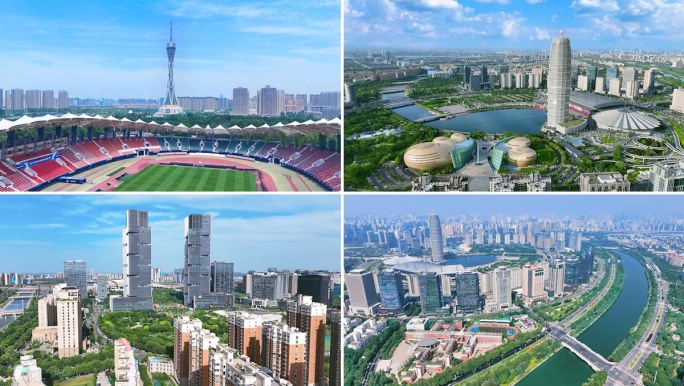 郑州航拍空镜合集