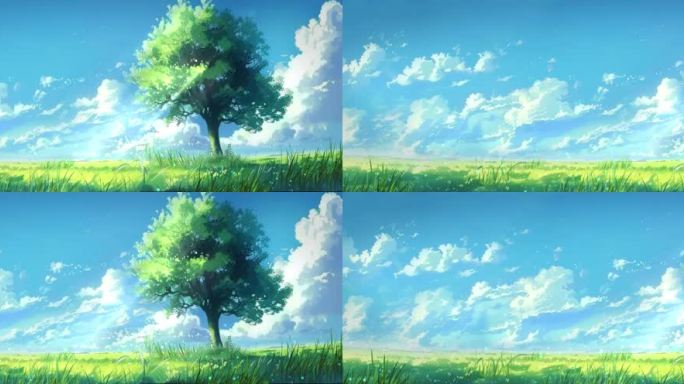 宫崎骏梦幻场景